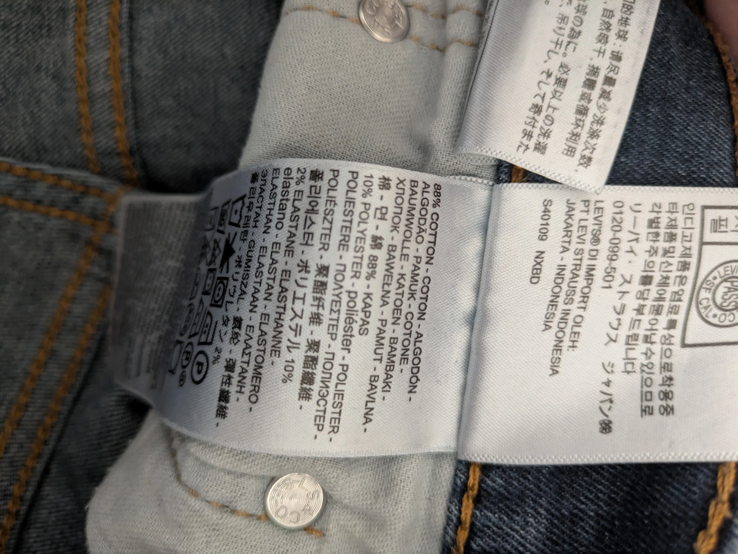 Jeans skinny Levi's - 40 - Azul - 512 – photo 4